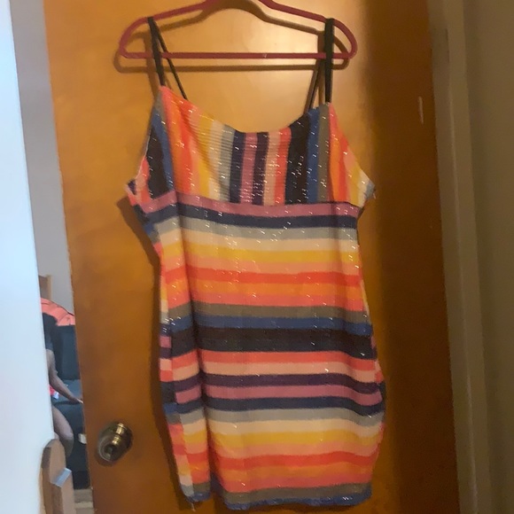 Sequined Flirty Party Dress - Picture 1 of 3